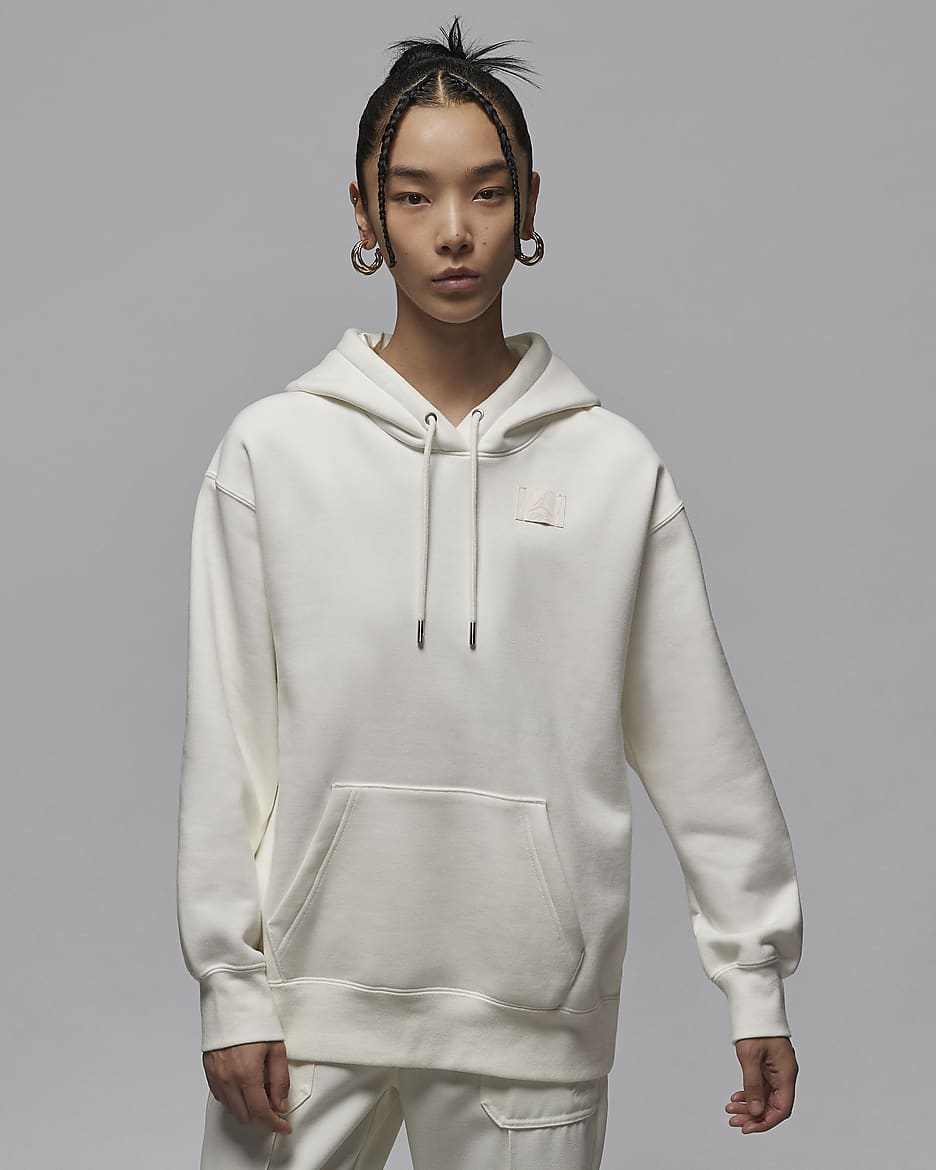 Jordan Flight Fleece Women s Satin Lined Pullover Hoodie. Nike JP